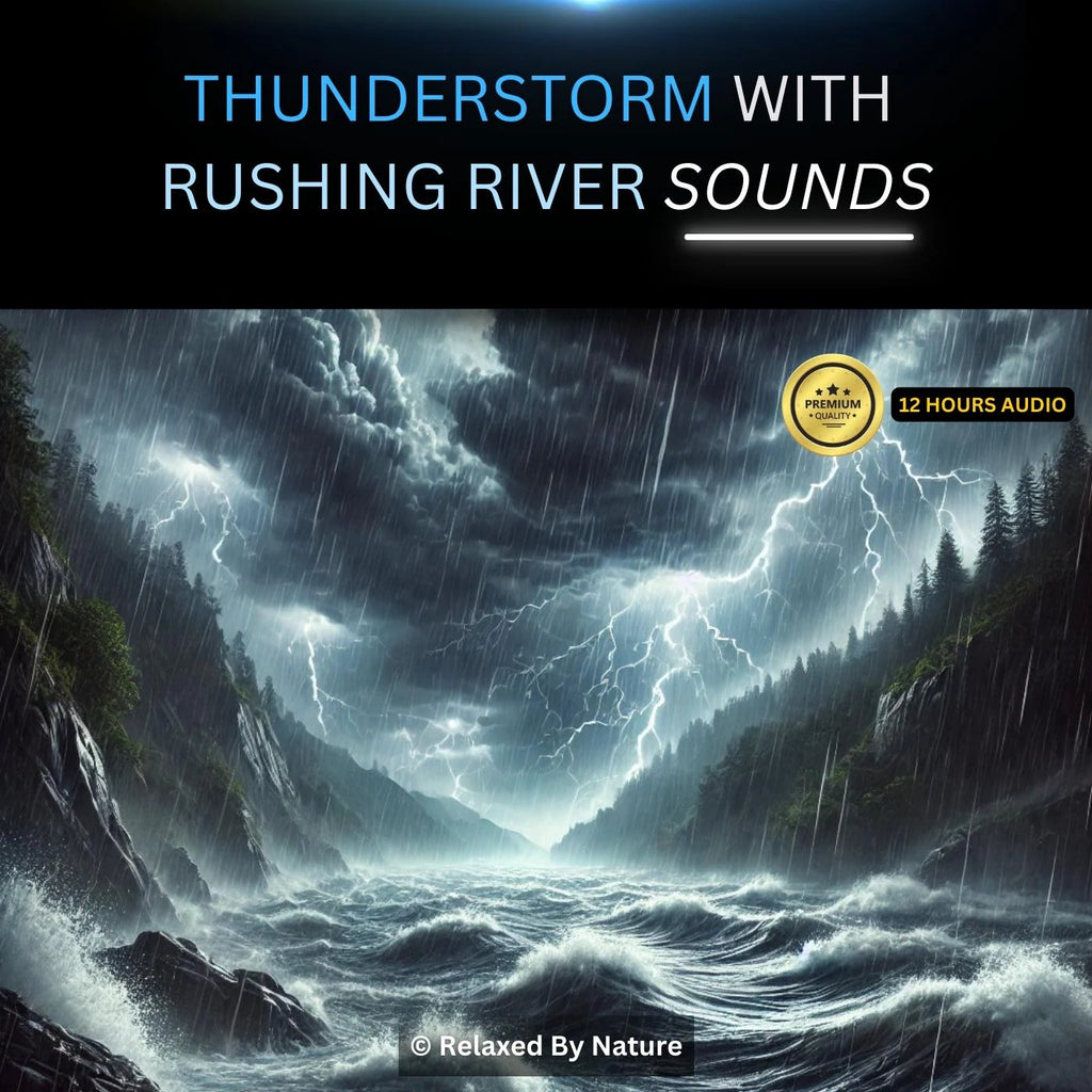 Thunderstorm and River Sounds – 12 Hour Sound